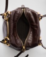 Prada Dangle Leather Top-Handle Mini-Bag - Image 3